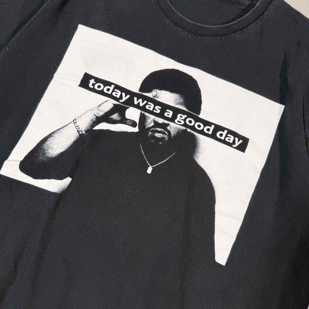 Ice Cube Today Was A Good Day Graphic T-Shirt Mens Large Streetwear Rap Tee